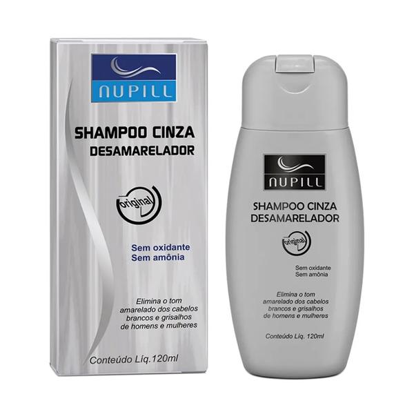Nupill Shampoo Cinza 120ml - Desamarelador