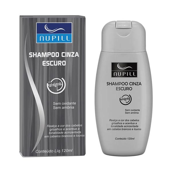 Nupill Shampoo Cinza 120ml - Escuro