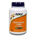 NutraFlora® FOS 113g Fibras Alimentares Prebióticas NOW