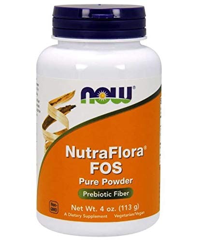 NutraFlora FOS em Pó 113g Now Foods