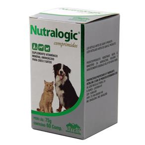 Nutralogic 60 Comp. Suplemento Imunidade Cães e Gatos - Vetnil