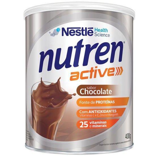 Nutren Active Suplemento Alimentar Chocolate Lata 400g