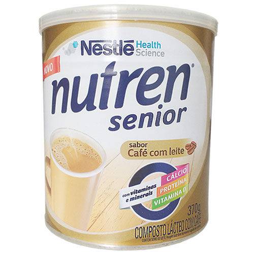 Nutren Senior Composto Lácteo Sabor Café com Leite Lata 370g
