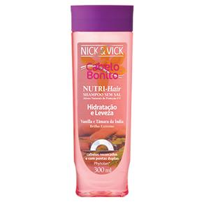 Nutri-Hair Hidratação e Limpeza Nick & Vick - Shampoo Hidratante - 300ml