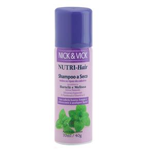 Nutri-Hair Hortelã e Melissa Nick & Vick - Shampoo a Seco 70ml