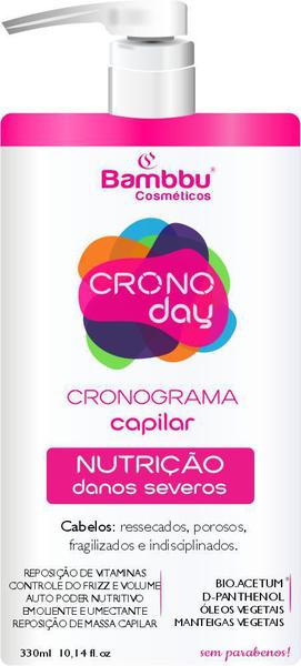 Nutrição CronoDay - Cronograma Capilar - Tratamento Intensivo para os Cabelos Danificados - 330g - Bambbu Cosmeticos