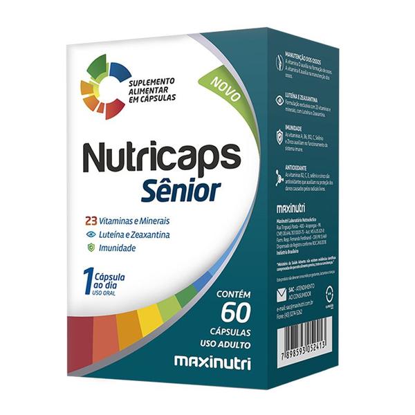 NutriCaps Sênior 60 Cápsulas - Maxinutri