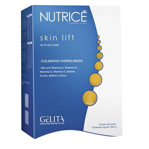 Nutricé Skin Lift Colágeno Hidrolisado em Pó Sabor Laranja C/ 30 Sticks