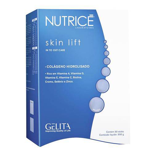 Nutricé Skin Lift Colágeno Hidrolisado em Pó Sabor Neutro C/ 30 Sticks