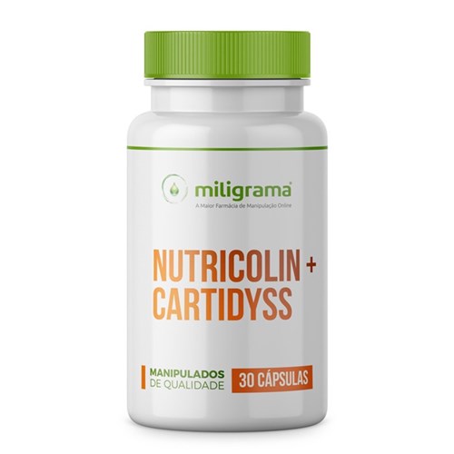 Nutricolin 100Mg + Cartidyss 200Mg Cápsulas - 30 Cápsulas