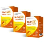 NutriDê Maxx Vitamina D3 2000 UI - 3 un de 60 Cápsulas - Maxinutri