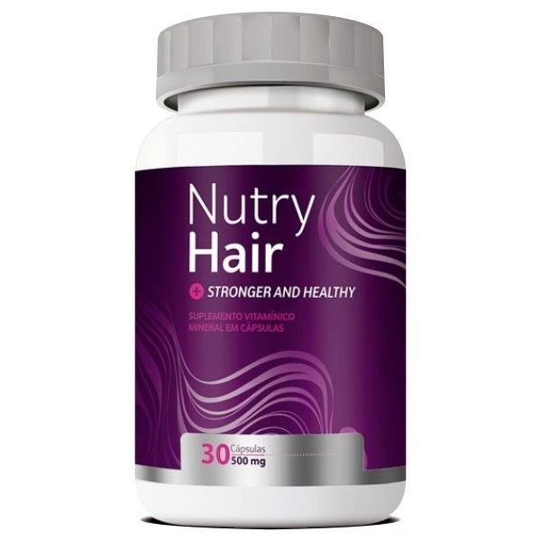 Nutry Hair Original Vitamina para Cabelo - 03 Potes