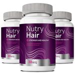 Nutry Hair Original | Vitamina para Cabelos - 03 Potes