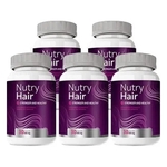 Nutry Hair Vitamina para Cabelo - 05 Potes (Original)