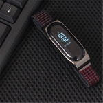 Nylon pulseira de aço inoxidável leve e respirável Quick-seco sem fiapos Dial para Xiaomi Mi Banda 4
