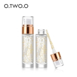 O.TWO.O Professional 24k Rose Gold Elixir Makeup Primer Anti-Aging Hidratante Facial Essencial Makeup Oil 18ml Líquido Base de Dados