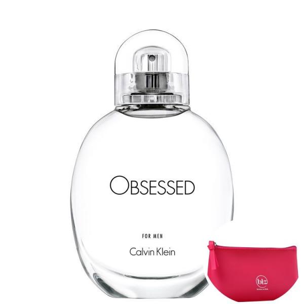 Obsessed For Men Calvin Klein Eau de Toilette Perfume Masculino 75ml+Beleza na Web Pink - Nécessaire