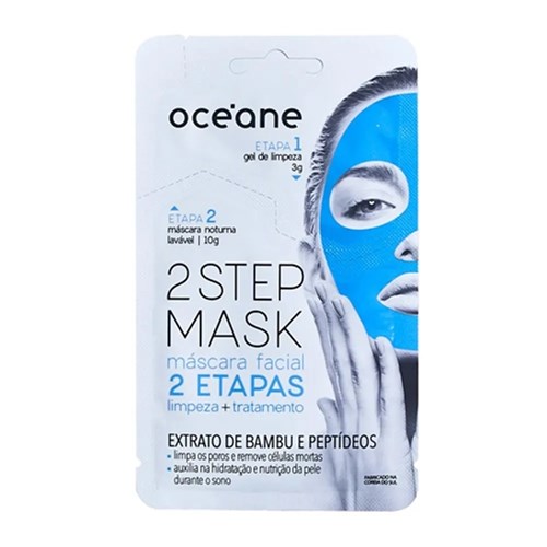 Océane Máscara Facial 2 Etapas-Dual-Step Mask Bambu e Peptídeo