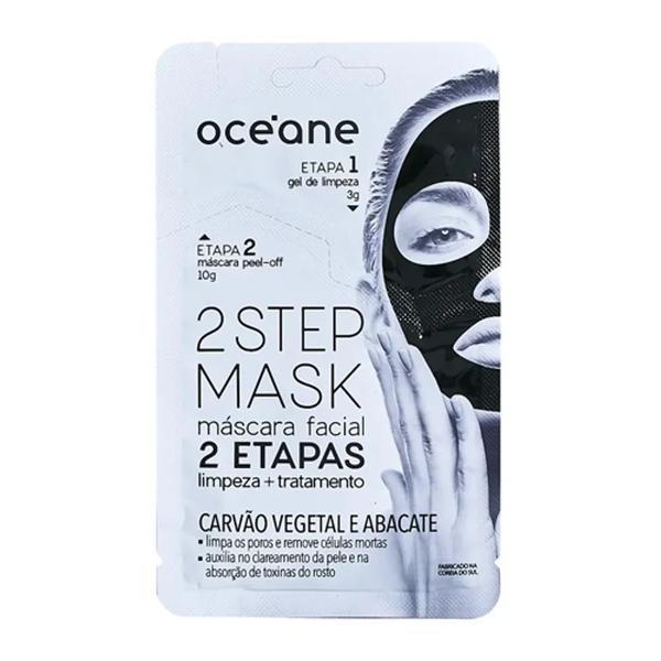 Océane Máscara Facial 2 Etapas - Dual-Step Mask Carvão Vegetal e Abacate