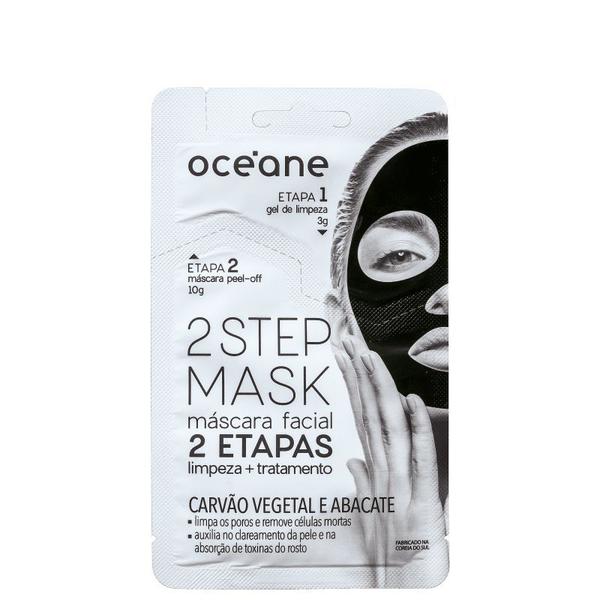 Océane - Máscara Facial 2 Step Mask Carvão Vegetal e Abacate