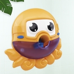 Octopus Forma Toy bonito Bubble Machine Music for Baby Bath Shower joga a água