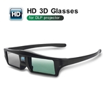 LOS Óculos 3D DLP ligação bateria recarregável alto brilho e contraste da imagem suporte flexível Compatível com todos os projetores DLP 3D