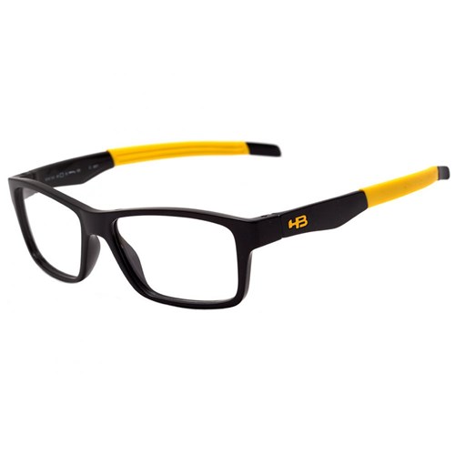 Óculos de Grau 0hb Polytech Teen 93143 Gloss Black D. Yellow