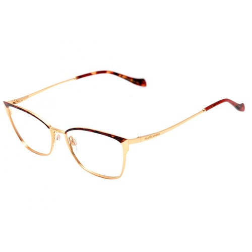 Óculos de Grau Ana Hickmann Ah 1366 07a Vermelho e Dourado