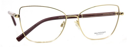 Óculos de Grau Ana Hickmann Ah 1381 em Metal (Dourado 04A, 56-15,5-142)
