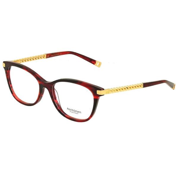 Óculos de Grau Ana Hickmann AH6318 E01 Vermelho Dourado