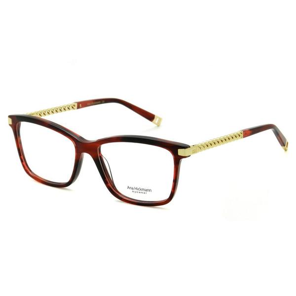 Óculos de Grau Ana Hickmann AH6319 E01 Vermelho Dourado