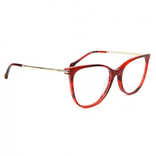 Óculos de Grau Ana Hickmann AH6388 G22 Vermelho Dourado