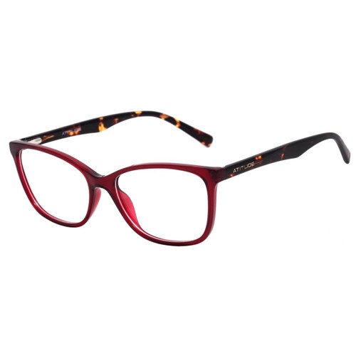 Óculos de Grau Atitude At 4102 T01 Vermelho Translúcido
