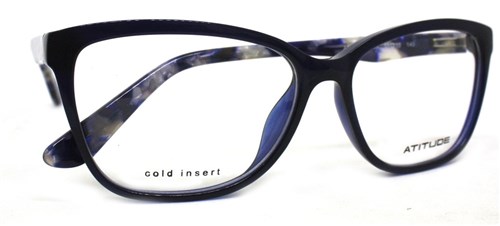 Óculos de Grau Atitude At4069 Acetato (Azul D03, 55-15-140)