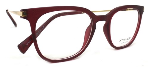 Óculos de Grau Atitude At4039 Acetato (Vermelho T01, 49-19-142)
