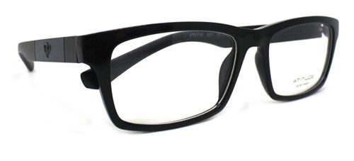 Óculos de Grau Atitude At4104 Acetato (Preto A01, 56-17-142)