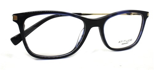Óculos de Grau Atitude At6176 Acetato (Azul E02, 52-17-142)