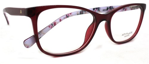 Óculos de Grau Atitude At6193 Acetato (Vermelho T01, 54-17-142)