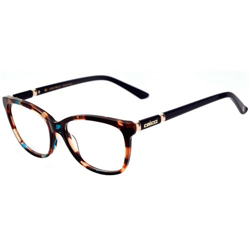 Óculos de Grau Azul e Marrom Mesclado Brilho Colcci C6083
