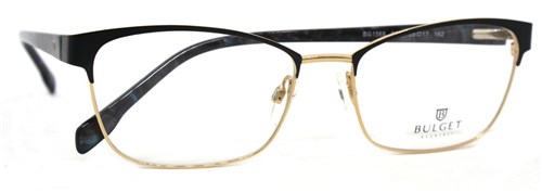 Óculos de Grau Bulget Bg1568 Metal (Preto 09A, 55-17-142)