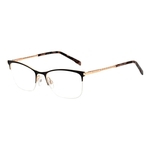 Óculos de Grau Bulget Bg1600 09a Preto Fosco Dourado