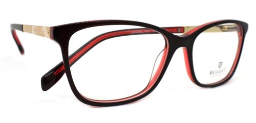 Óculos de Grau Bulget Bg6248 (Vermelho, 55-16-145)