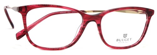 Óculos de Grau Bulget Bg6262 Acetato (Vermelho E02, 55-17-145)