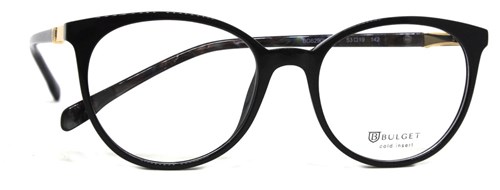 Óculos de Grau Bulget Bg6290I Acetato By Flavia Alessandra (Preto A01, 53-19-142)