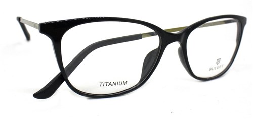 Óculos de Grau Bulget Bg7026 Titanium (Preto, 54-16-145)