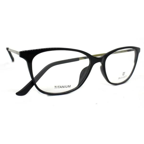 Óculos de Grau Bulget Titanium Bg7026 A01 Preto