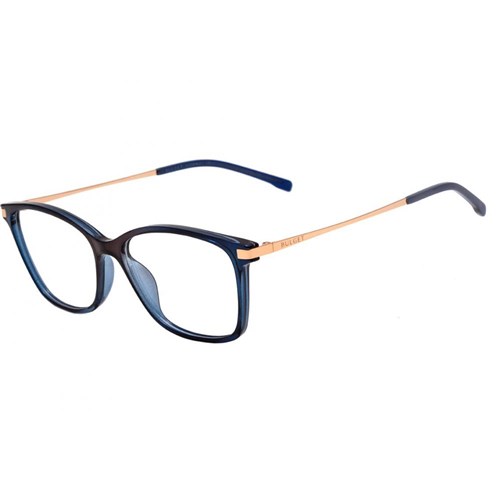 Óculos de Grau C04 Azul e Cinza Translúcido Bulget Bg 4112
