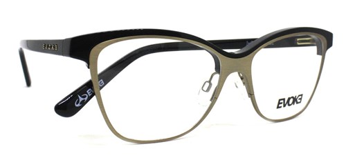 Óculos de Grau Evoke Influence A01 (Preto A01, 52-15-145)