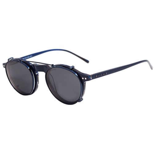 Óculos de Grau Evoke Round Clip On H01 Shine Blue