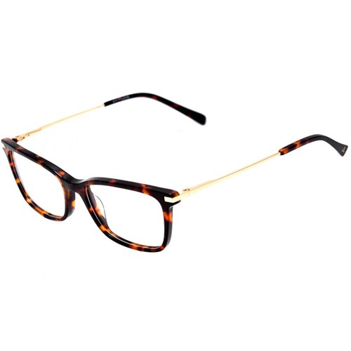 Óculos de Grau G21 Marrom Mesclado Brilho Atitude At 6201